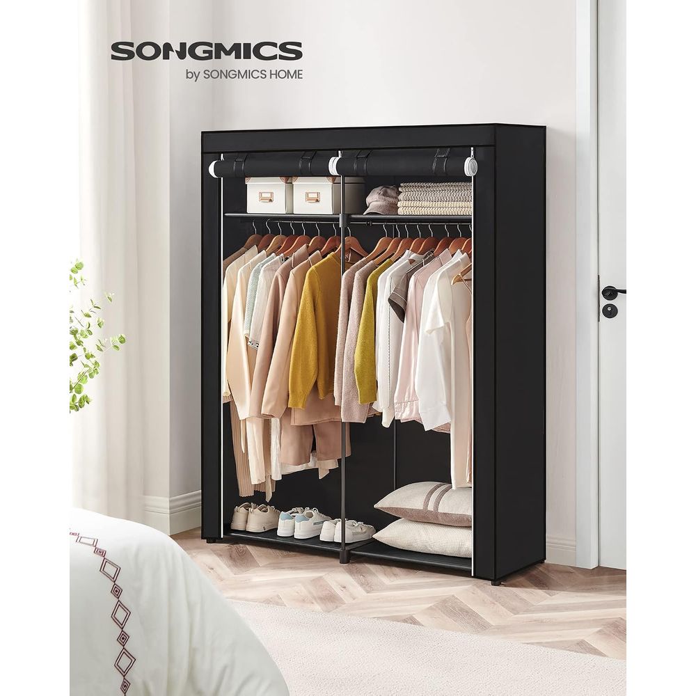 Lemari Pakaian, Lemari Portabe - Wardrobe Closet Portable Fabric Cover ulasan dan harga