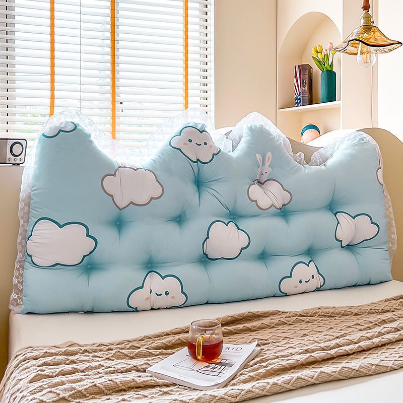 Renda mahkota 1.2M, bantal pan - Headboard Cushion Backrest Tatami ulasan dan harga