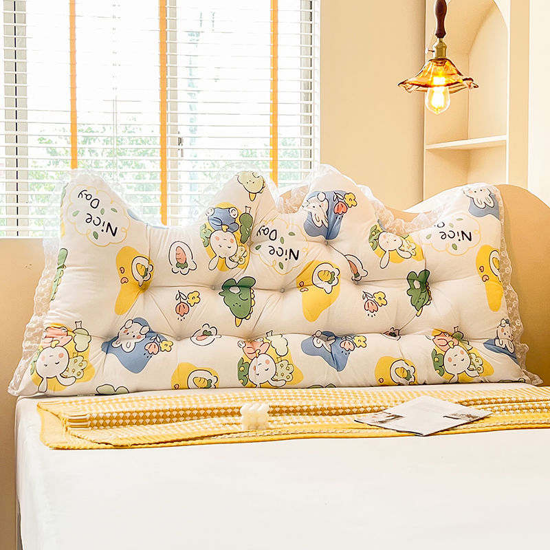 Renda mahkota 1.2M, bantal pan - Headboard Cushion Backrest Tatami ulasan dan harga