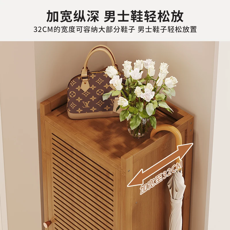 Rak Sepatu Kecil Sempit dengan - Shoe Rack Cabinet Narrow Entryway ulasan dan harga