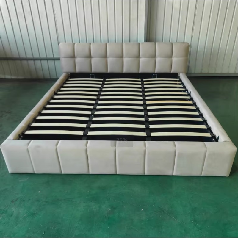 Tempat Tidur Empuk Modern Berl - Gas Lift Storage Bed Hydraulic ulasan dan harga