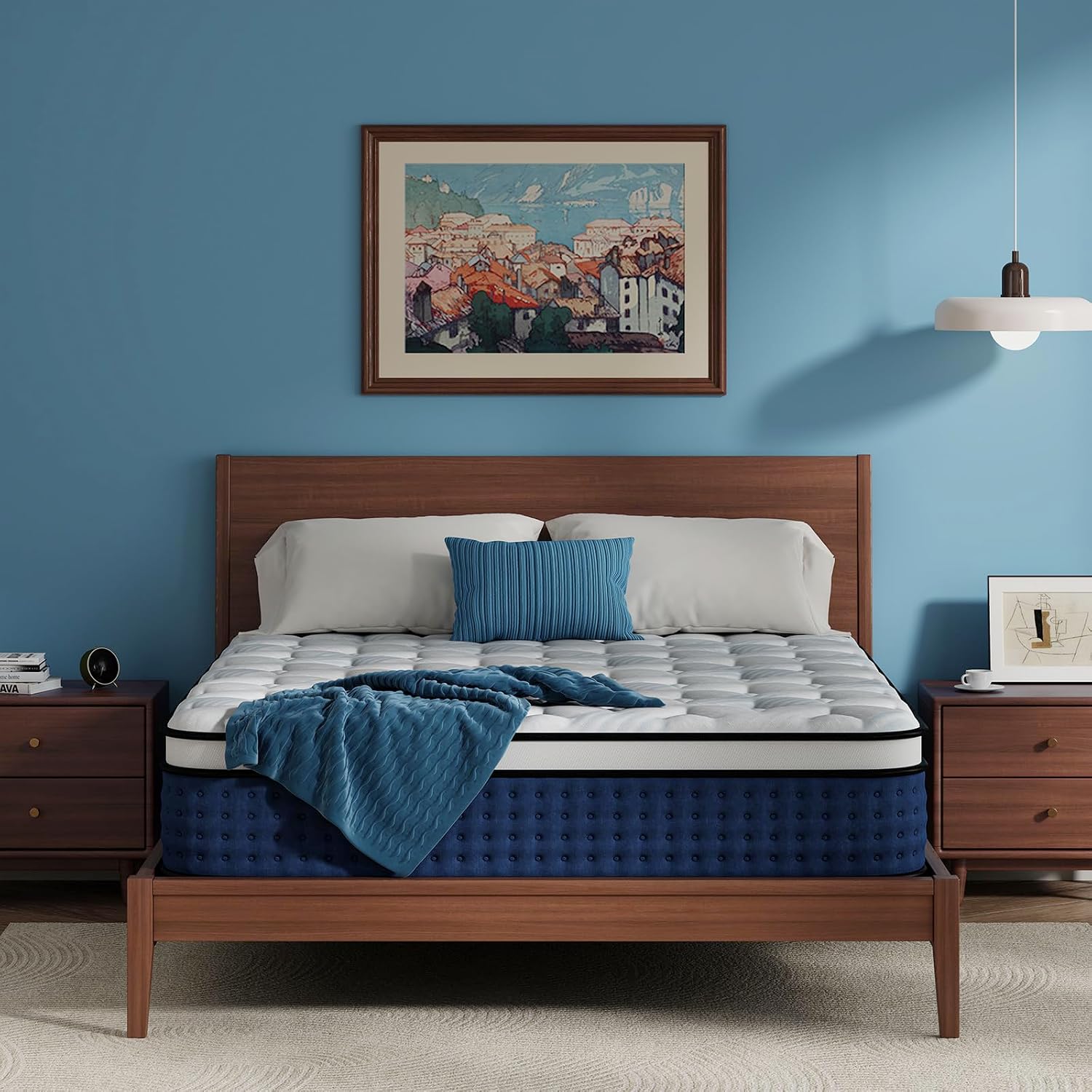 Kasur, Kasur Hybrid Ukuran Que - Memory Foam Mattress In A Box Queen ulasan dan harga