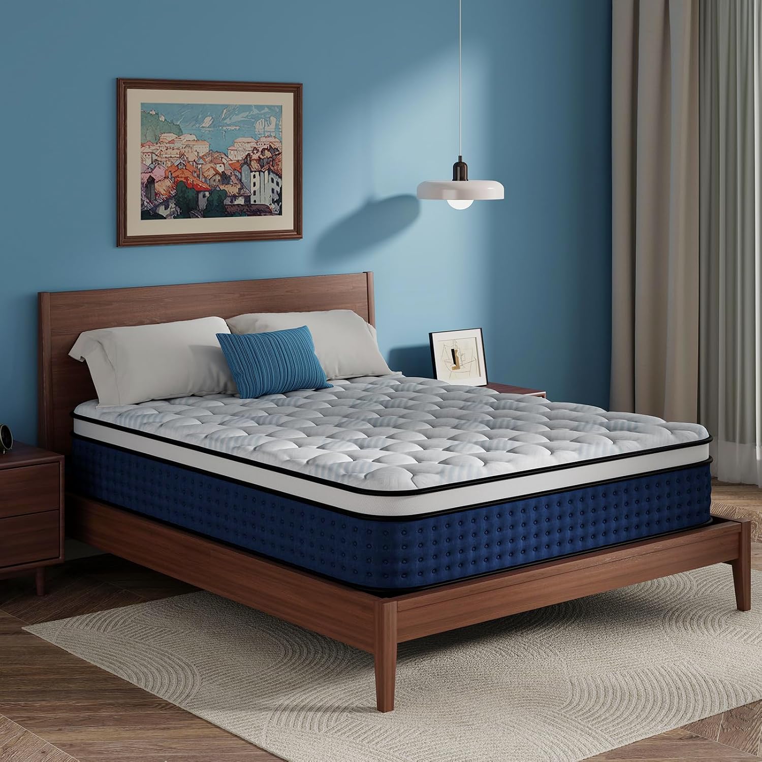 Kasur, Kasur Hybrid Ukuran Que - Memory Foam Mattress In A Box Queen ulasan dan harga